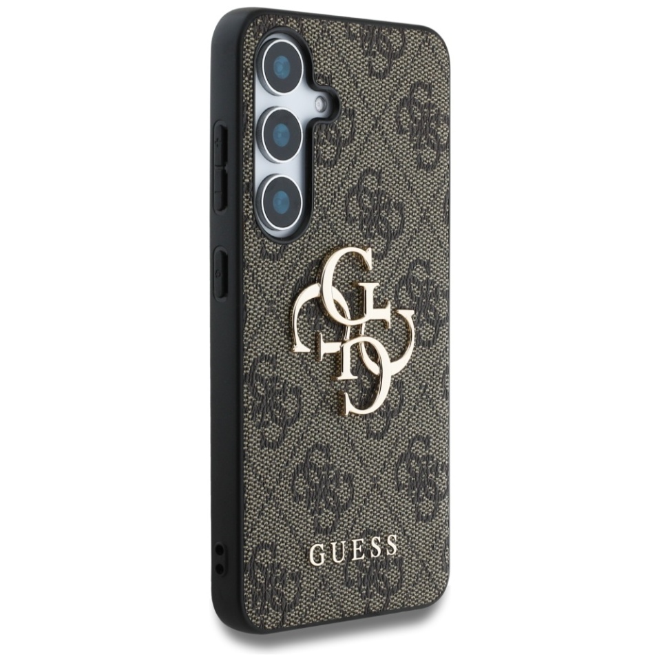 Husa pentru Samsung Galaxy S25, Guess, Hardcase Classic, Maro - 1 | YEO