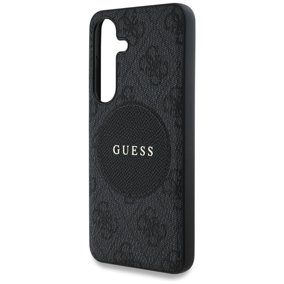 Husa pentru Samsung Galaxy S25 Plus, Circle Classic Logo MagSafe, Guess, Negru - 3 | YEO