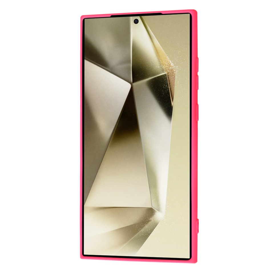 Husa pentru Samsung Galaxy S25 Ultra din Silicon Catifelat, Protectie Premium, Skyddar SoftElegance - Fucsia - 2 | YEO