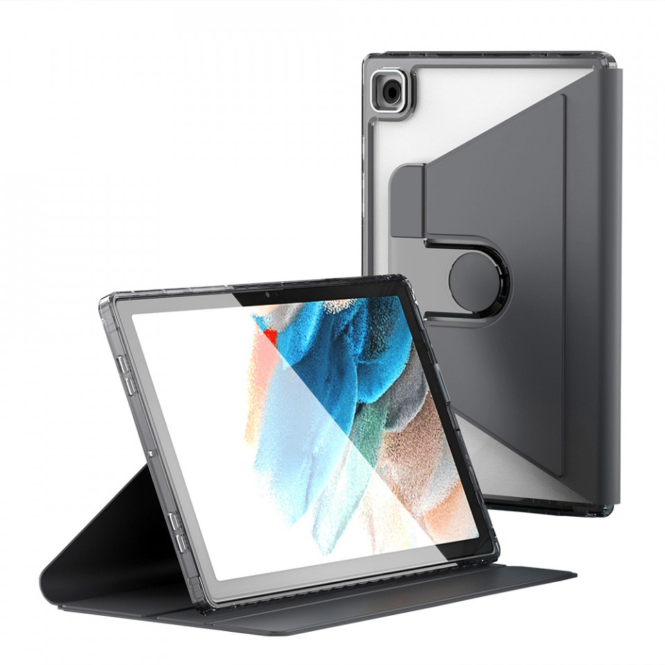 Husa pentru Samsung Galaxy Tab A8 10.5 (2021) eleganta, SKYDDAR Crystal Edge 360° - Negru