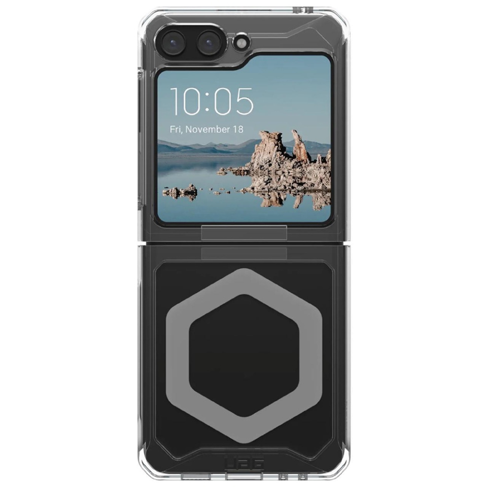 Husa pentru Samsung Galaxy Z Flip5, Plyo Pro, UAG - Argintiu - 1 | YEO