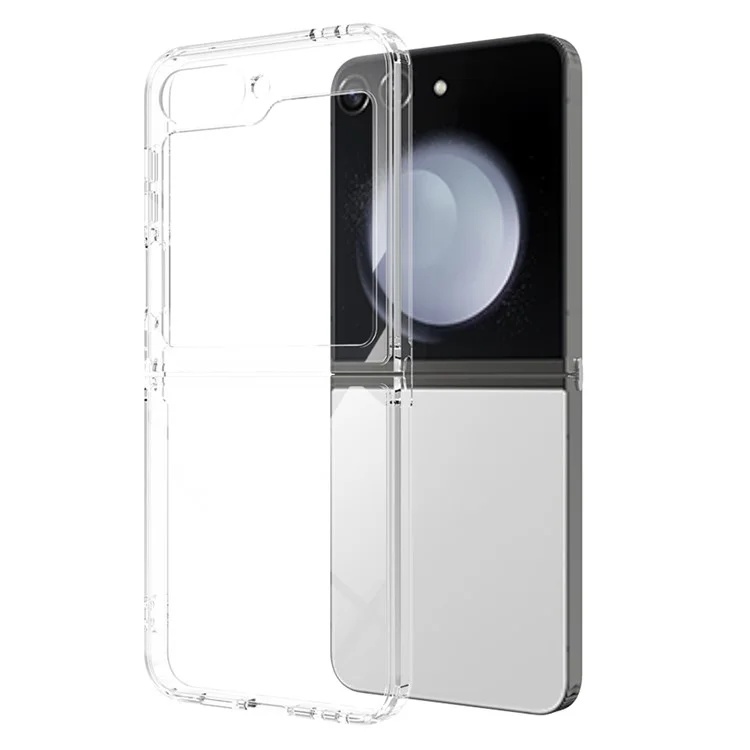 Husa pentru Samsung Galaxy Z Flip6 din silicon transparent, SKDR ClearGuard - Transparent