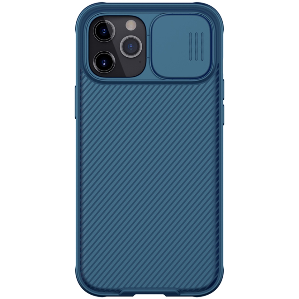 Husa pentru Samsung Galaxy Z Fold6 cu inel magnetic si protectie camera Nillkin CamShield - Albastru