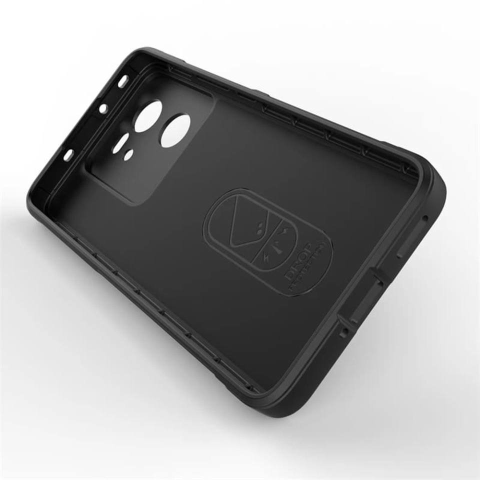 Husa pentru Xiaomi 13T / 13T Pro, SKYDDAR INNOVATION, Magic Shield, din Silicon Mat, set cu sticker, Bleu - 2 | YEO