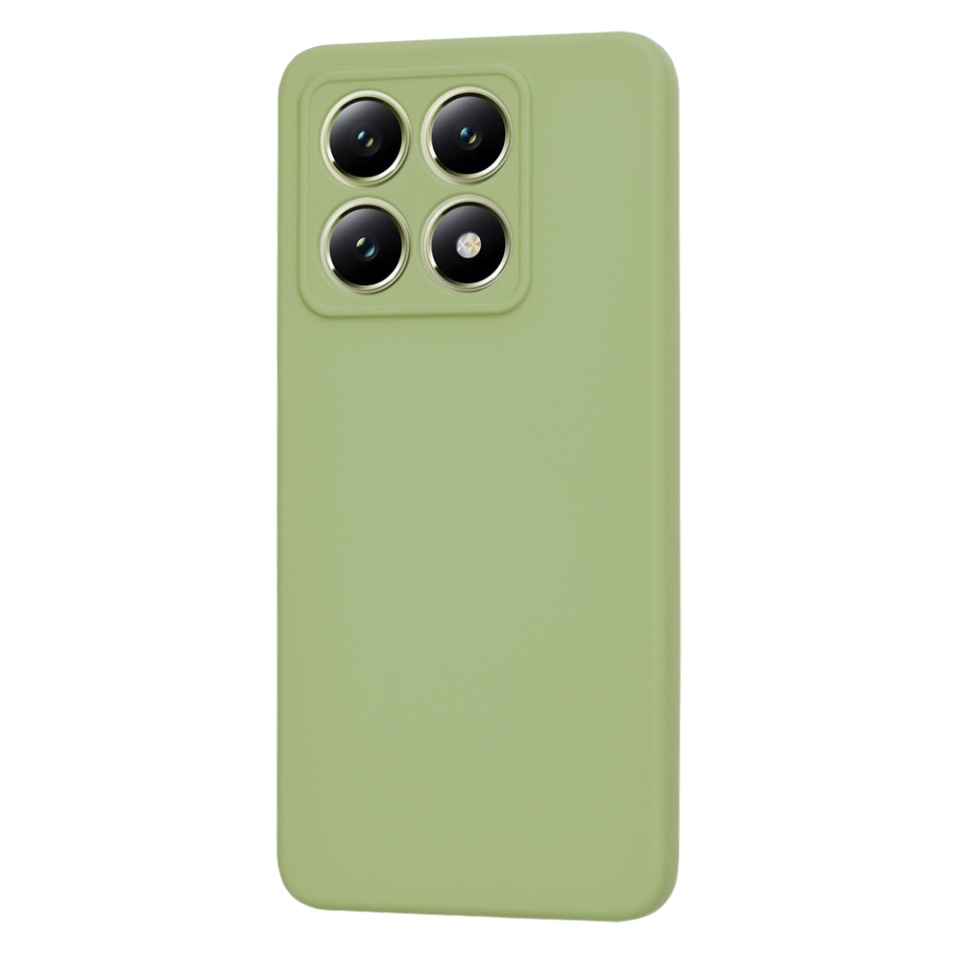 Husa pentru Xiaomi 14T din Silicon Catifelat, Protectie Premium, Skyddar SoftElegance - Verde - 2 | YEO