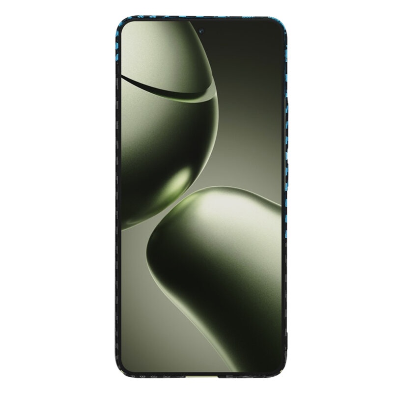 Husa pentru Xiaomi 14T, Finisaj Premium cu Textura de Carbon, Design Elegant, SKDR CarbonFlex - Bleu - 1 | YEO