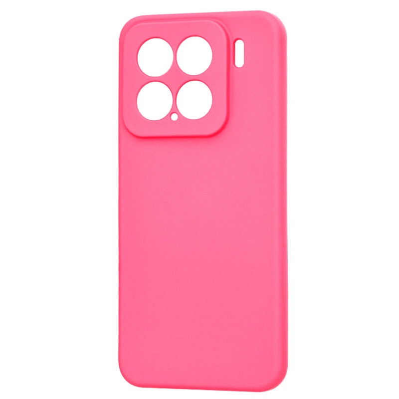Husa pentru Xiaomi 15 din Silicon Catifelat, Protectie Premium, Skyddar SoftElegance - Fucsia - 3 | YEO