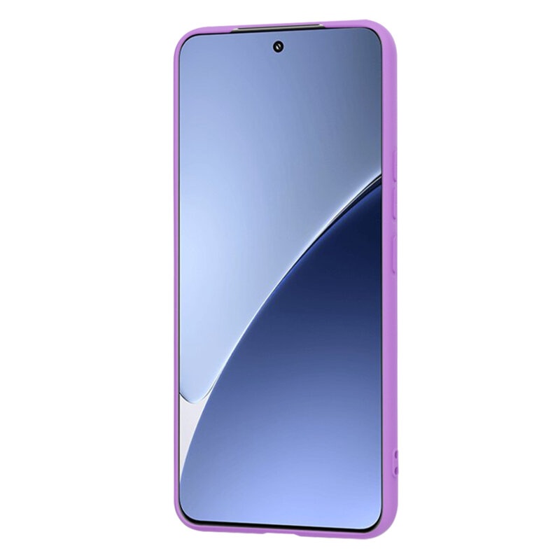 Husa pentru Xiaomi 15 Pro din Silicon Catifelat, Protectie Premium, Skyddar SoftElegance - Mov - 1 | YEO