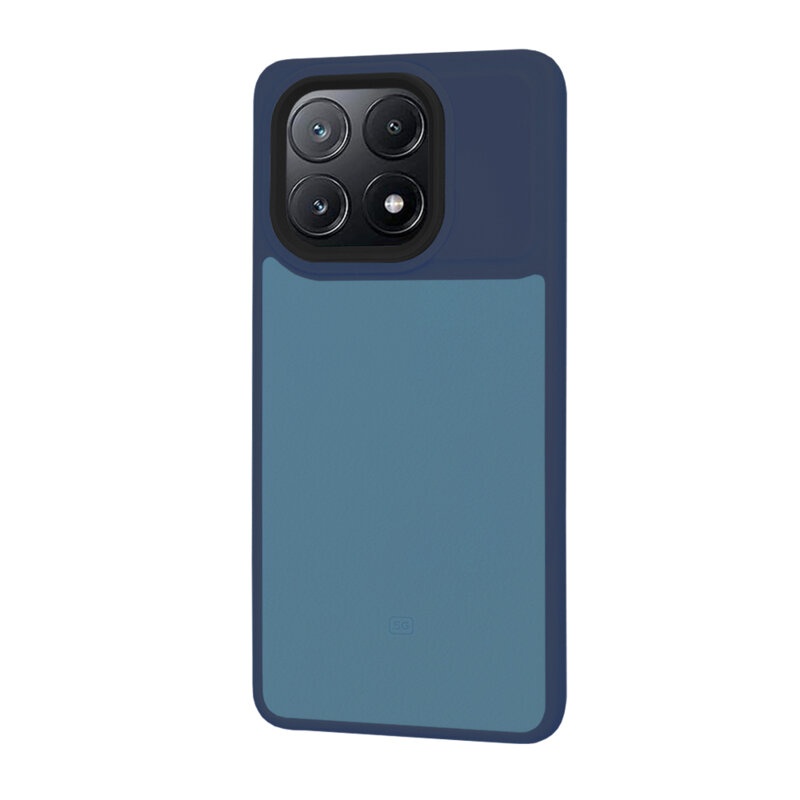 Husa pentru Xiaomi Poco X6 Pro, ce Absoarbe Cele mai Aspre Socuri, Skyddar Frosted - Bleumarin - 1 | YEO