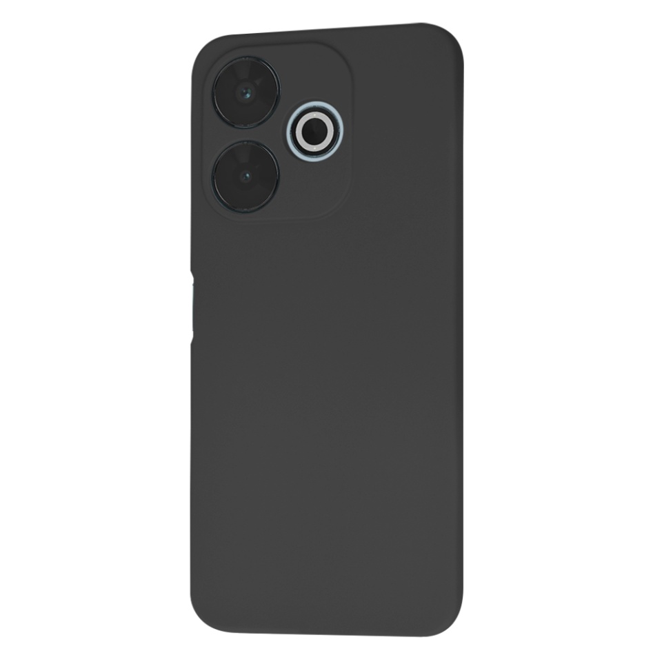 Husa pentru Xiaomi Redmi 13 / Poco M6 4G din Silicon Catifelat, Protectie Premium, Skyddar SoftElegance - Negru - 3 | YEO