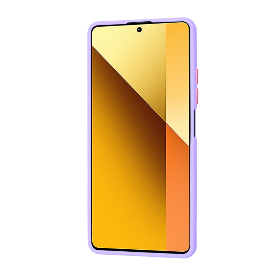 Husa pentru Xiaomi Redmi Note 13 5G, ce Absoarbe Cele mai Aspre Socuri, Skyddar Frosted - Mov deschis - 2 | YEO