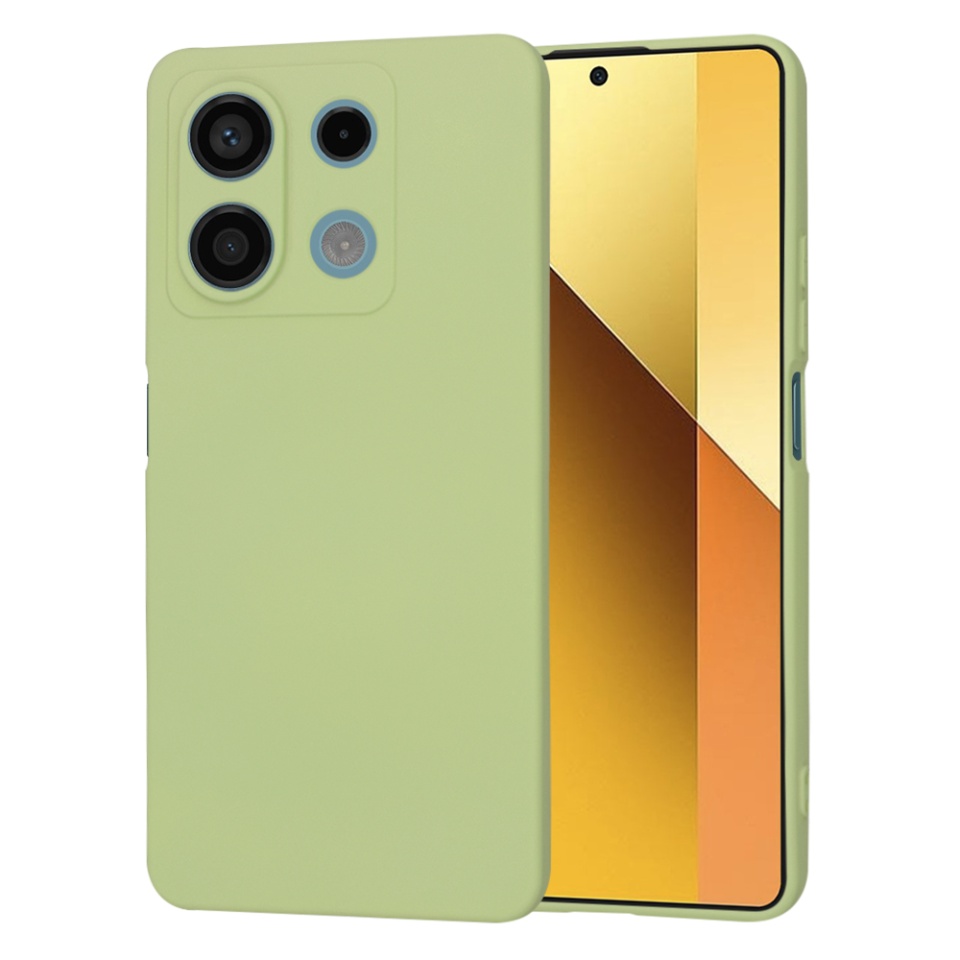 Husa pentru Xiaomi Redmi Note 13 5G din Silicon Catifelat, Protectie Premium, Skyddar SoftElegance - Verde