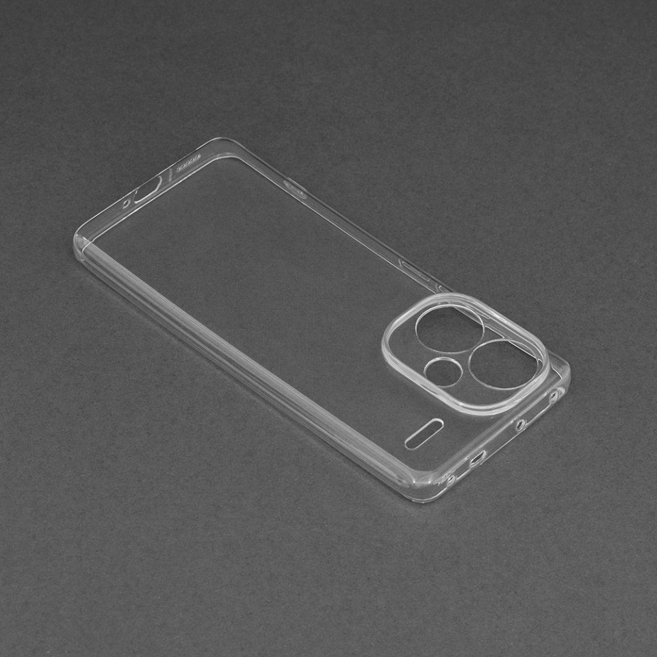 Husa pentru Xiaomi Redmi Note 13 Pro+ 5G, SKYDDAR INNOVATION, ClearGuard, din silicon transparent, set cu sticker, Transparenta - 1 | YEO