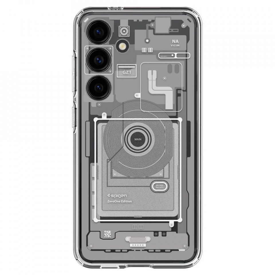 Husa premium Samsung Galaxy S24, Spigen Ultra Hybrid Zero One - Alb - 2 | YEO