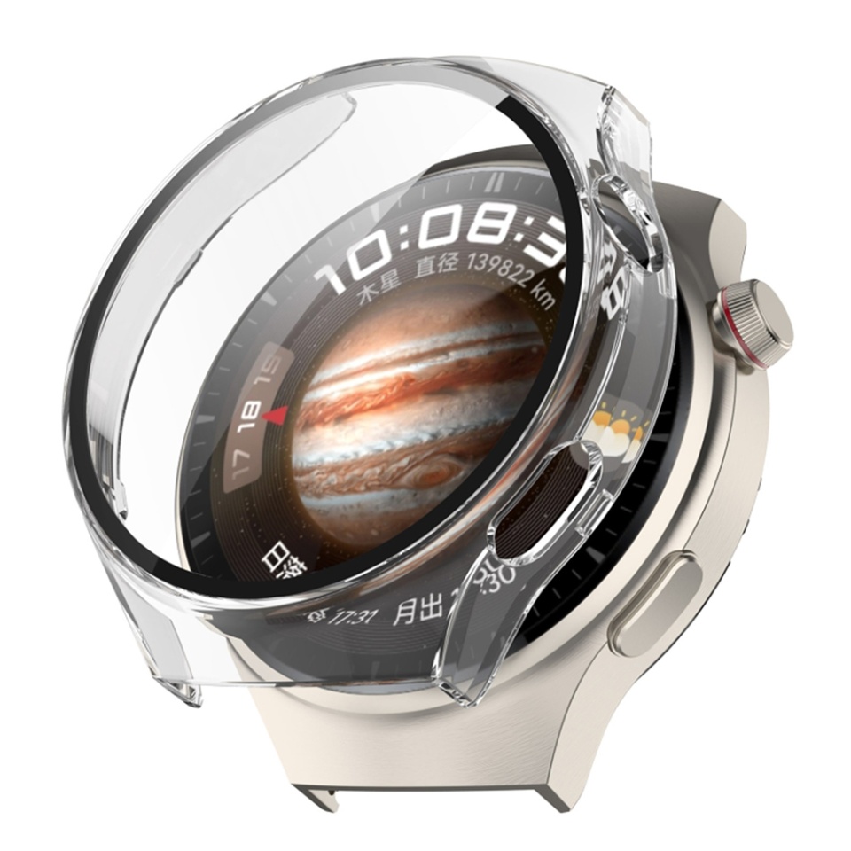 Husa Protectie 360°, Ultra-Subtire, Anti-Soc pentru Huawei Watch 4 Pro, Anti-Soc Full Screen - Transparenta