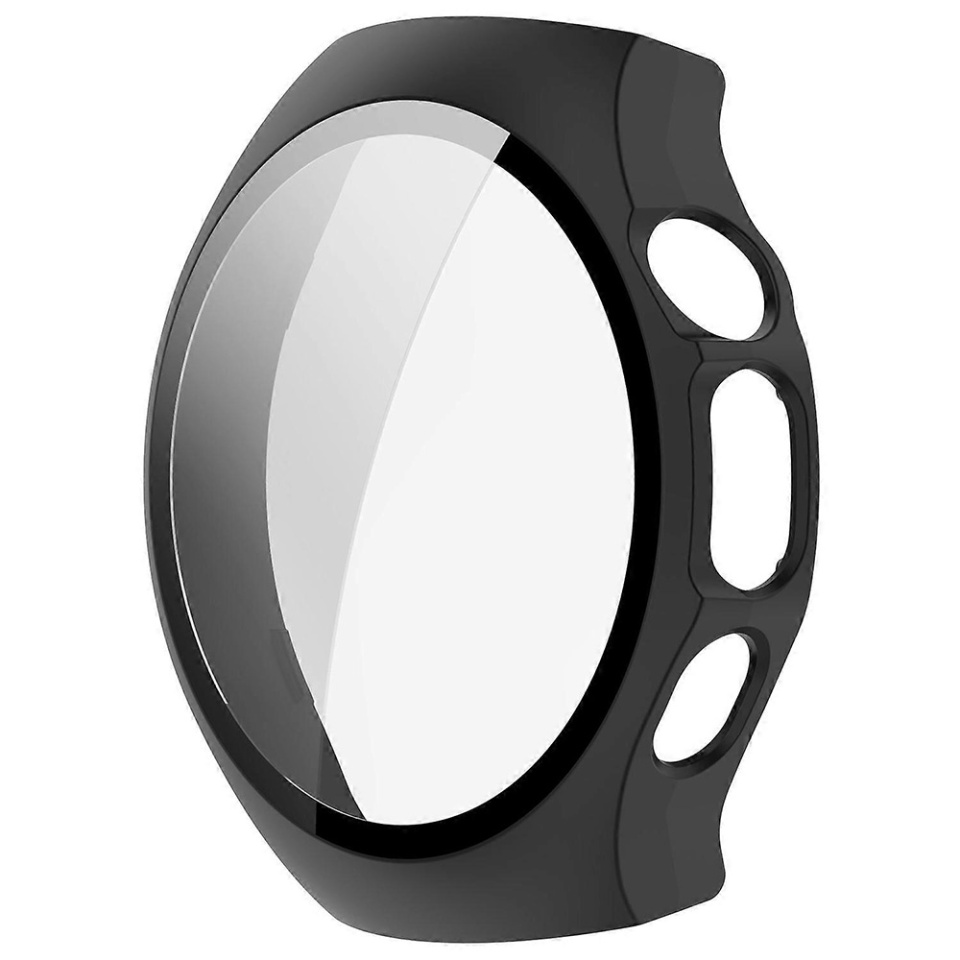 Husa protectie Smartwatch Huawei Watch 5 42mm, SKYDDAR INNOVATION, Defense360 Pro + Screen Protector, AntiSoc, set cu sticker, Negru - 3 | YEO