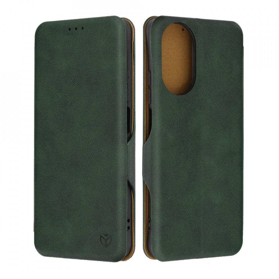 Husa Realme C67 4G tip carte magnetica, Techsuit Safe Wallet - Verde