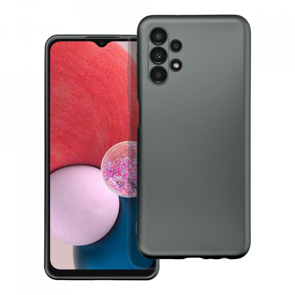 Husa Samsung A53 din silicon TPU, METALLIC - Gri
