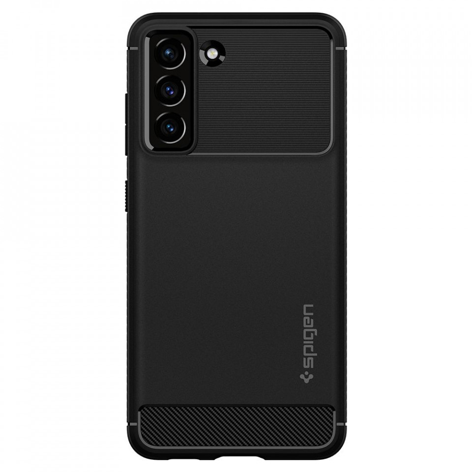 Husa Samsung Galaxy S21 FE, Rugged Armor Spigen - Negru - 2 | YEO