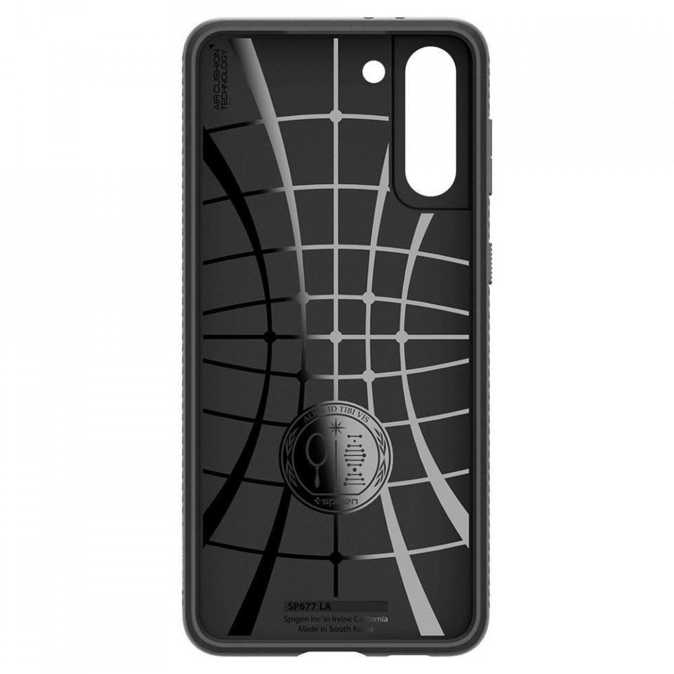 Husa Samsung Galaxy S21, Liquid Air Spigen - Negru - 3 | YEO