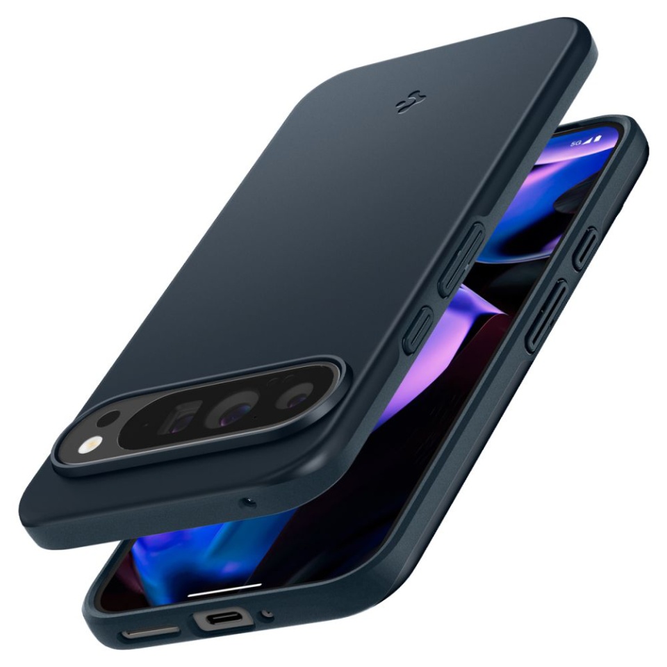Husa slim Google Pixel 9 Pro XL, Spigen Thin Fit - Albastru inchis - 2 | YEO