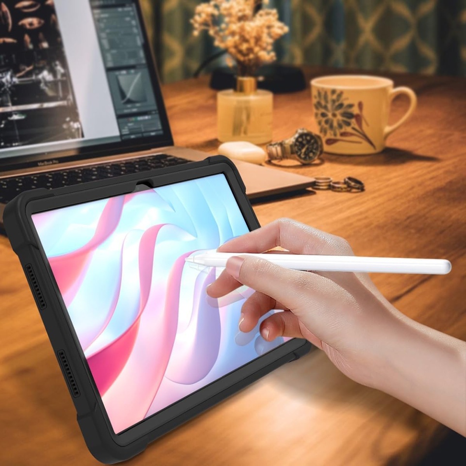 Husa tableta Honor Pad X9 / X8 Pro, Ideala pentru Utilizare Zilnica, Antisoc si Anti-zgarieturi, SKDR TabArmor - Roz - 6