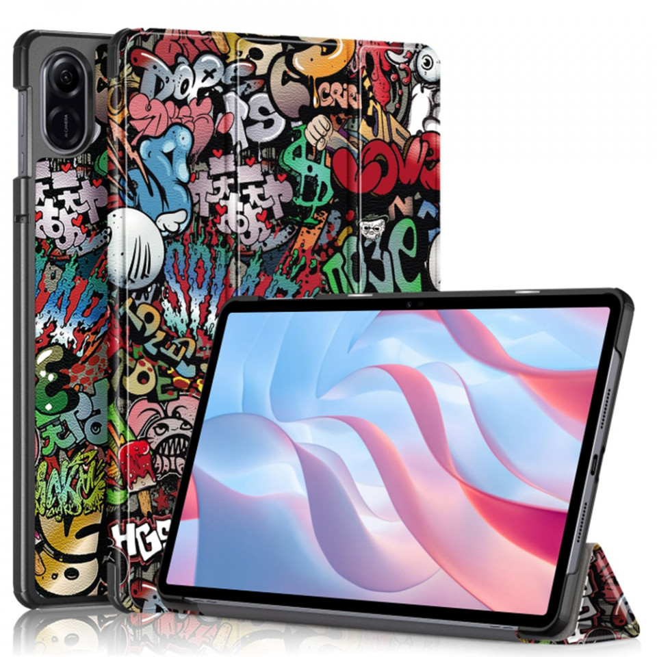 Husa tableta pentru Honor Pad X9 / Pad X8 Pro cu suport Multi-Unghi și functie Sleep/Wake , SKYDDAR FoldVision Colour - Urban vibe