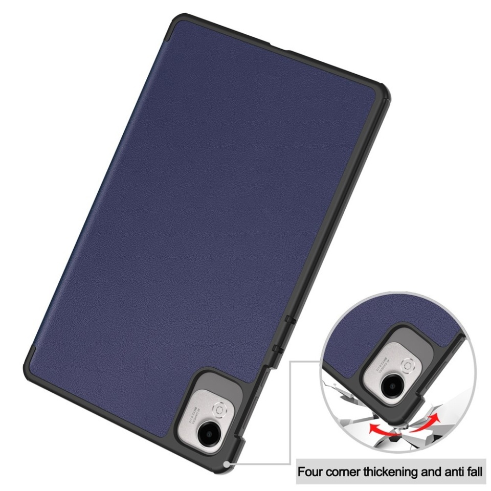 Husa tableta pentru Honor Pad X9a / X9 / X8 Pro / X9 Pro, SKYDDAR INNOVATION, cu suport Multi-Unghi si functie Sleep/Wake, FoldPro, Albastru, set cu sticker - 3 | YEO