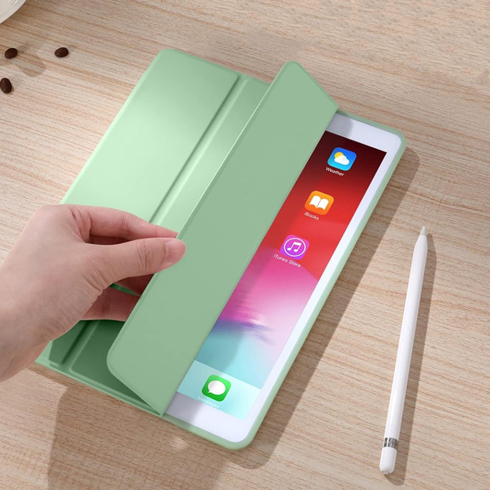 Husa tableta pentru iPad 10.2 (2019 / 2020 / 2021) cu suport cu 2 Unghiuri și functie Sleep/Wake, SKDR OfficeMate - Negru - 3 | YEO