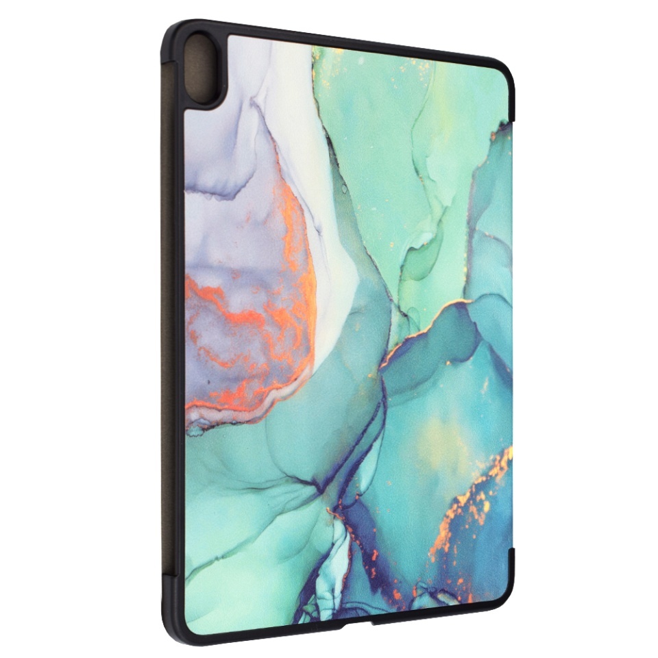 Husa tableta pentru iPad Air 11 (2024) / Air 11 (2025), SKYDDAR INNOVATION, cu suport Multi-Unghi si functie Sleep/Wake, FoldPro, Green time, set cu sticker - 2 | YEO