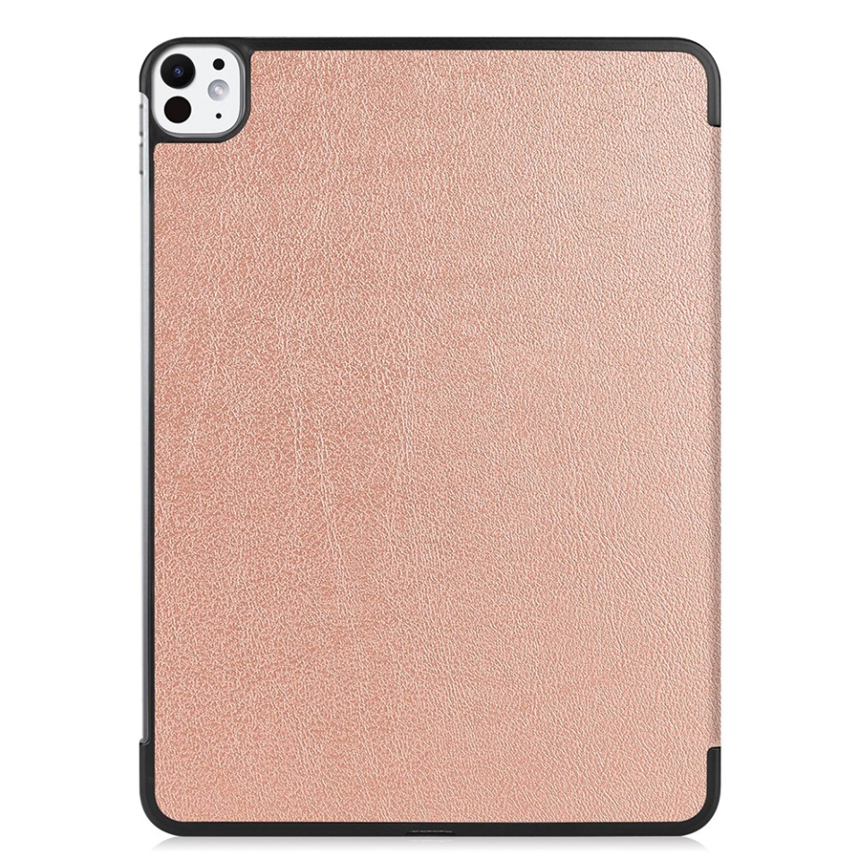 Husa tableta pentru iPad Pro 11 (2024), SKYDDAR INNOVATION, cu suport Multi-Unghi si functie Sleep/Wake, FoldPro, Roz, set cu sticker - 2 | YEO