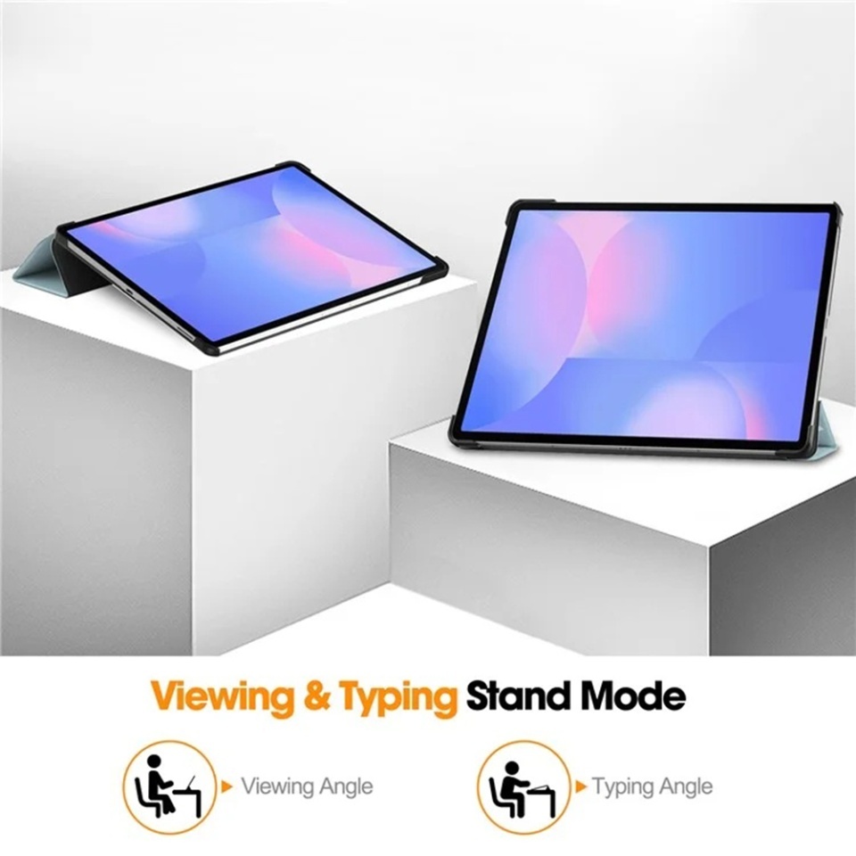 Husa tableta pentru Samsung Galaxy Tab S10 FE Plus, SKYDDAR INNOVATION, cu suport Multi-Unghi si functie Sleep/Wake, FoldPro, Unicorn, set cu sticker - 3 | YEO