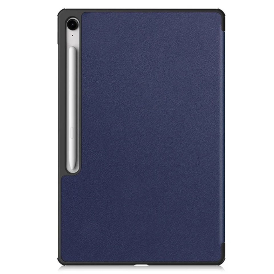 Husa tableta pentru Samsung Galaxy Tab S10 FE Plus, SKYDDAR INNOVATION, cu suport Multi-Unghi si functie Sleep/Wake, FoldPro, Albastru, set cu sticker - 1 | YEO