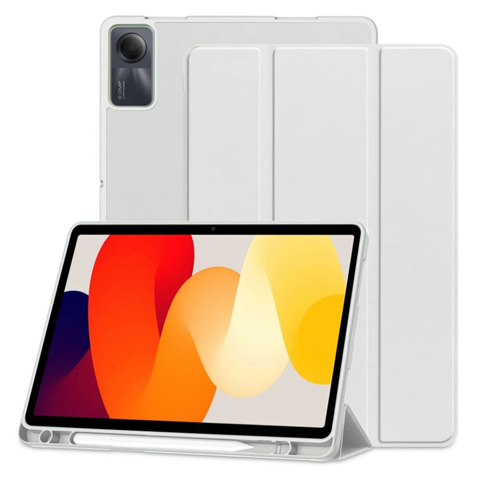 Husa tableta pentru Xiaomi Redmi Pad SE cu suport cu 2 Unghiuri și functie Sleep/Wake, SKDR OfficeMate - Gri