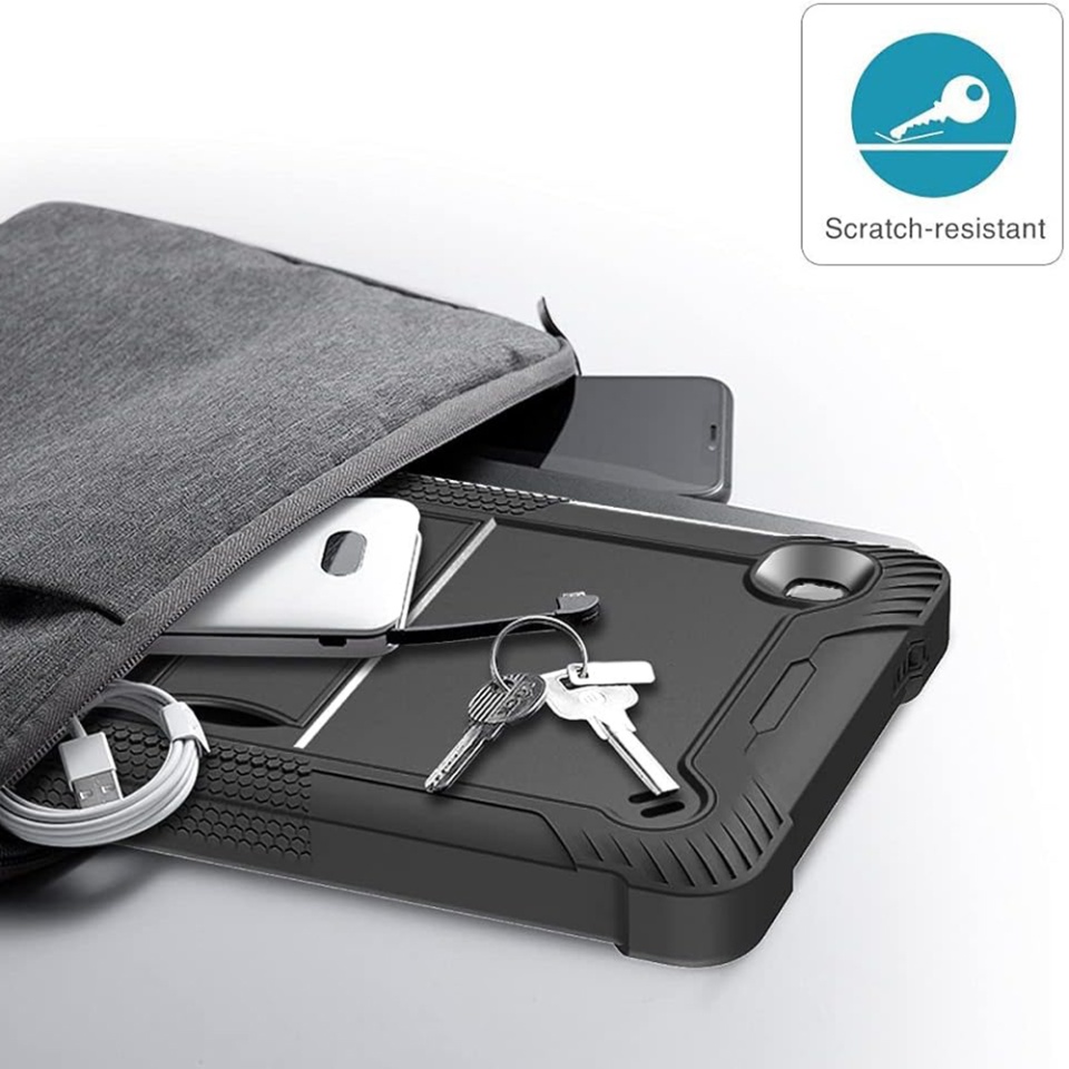 Husa tableta Samsung Galaxy Tab A7 10.4 (2020 / 2022), Ideala pentru Utilizare Zilnica, Antisoc si Anti-zgarieturi, SKDR TabArmor - Negru - 3 | YEO