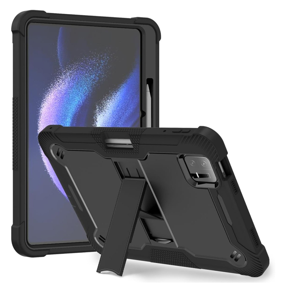 Husa tableta Xiaomi Pad 6 / Pad 6 Pro, Ideala pentru Utilizare Zilnica, Antisoc si Anti-zgarieturi, SKDR TabArmor - Negru