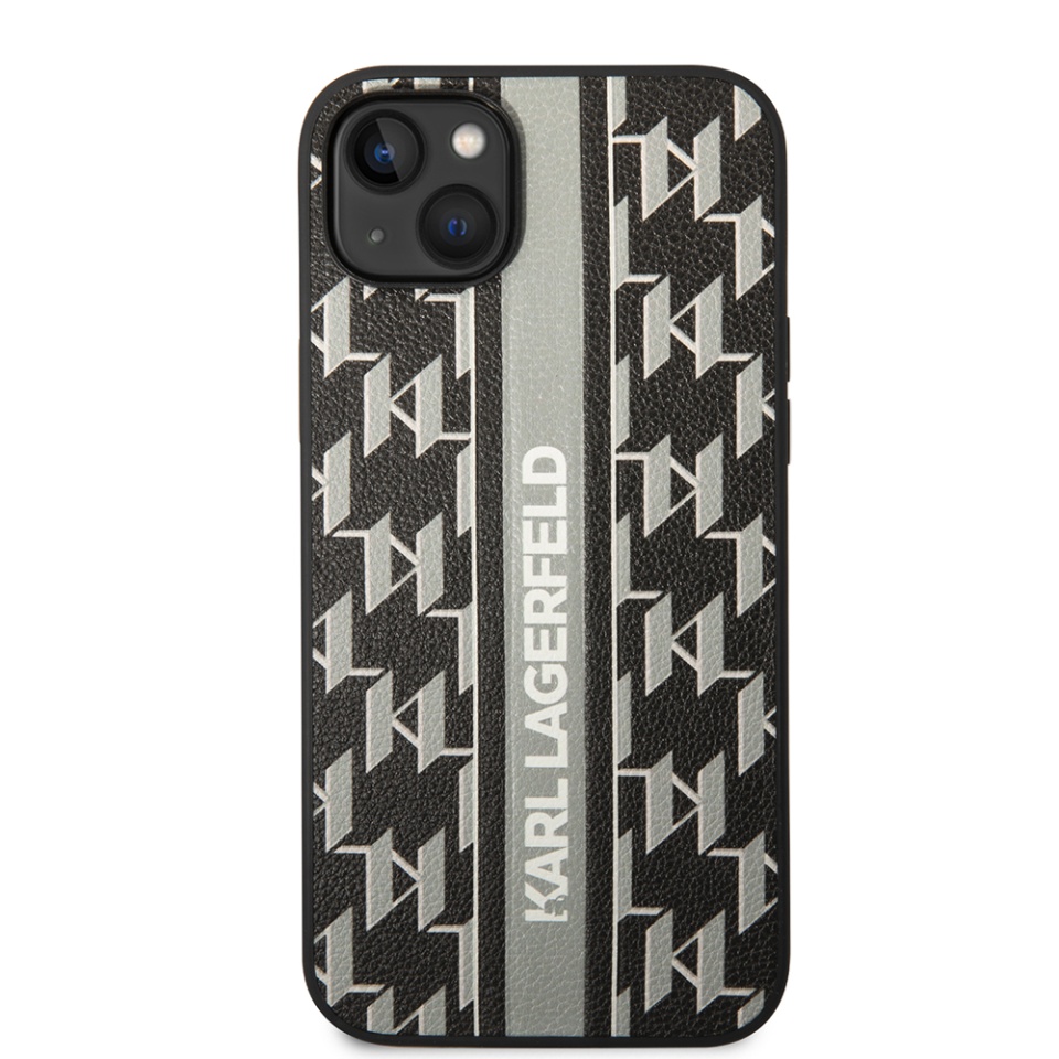 Huse pentru iPhone 14 Plus, Karl Lagerfeld, Hardcase Monogram, Gri - 2 | YEO