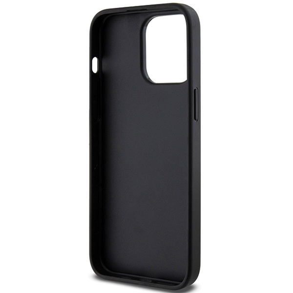 Huse pentru iPhone 14 Pro Max, Karl Lagerfeld, Saffiano Gripstand, Negru - 3 | YEO