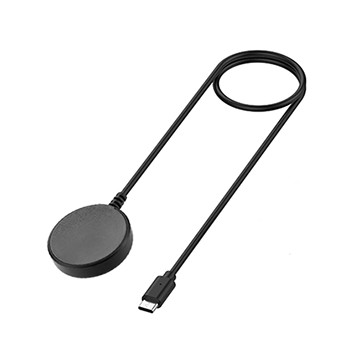 Incarcator pentru Samsung Watch, Type-C, 2.5W, Metal Case - Techsuit (TSC22) - Black - 1 | YEO