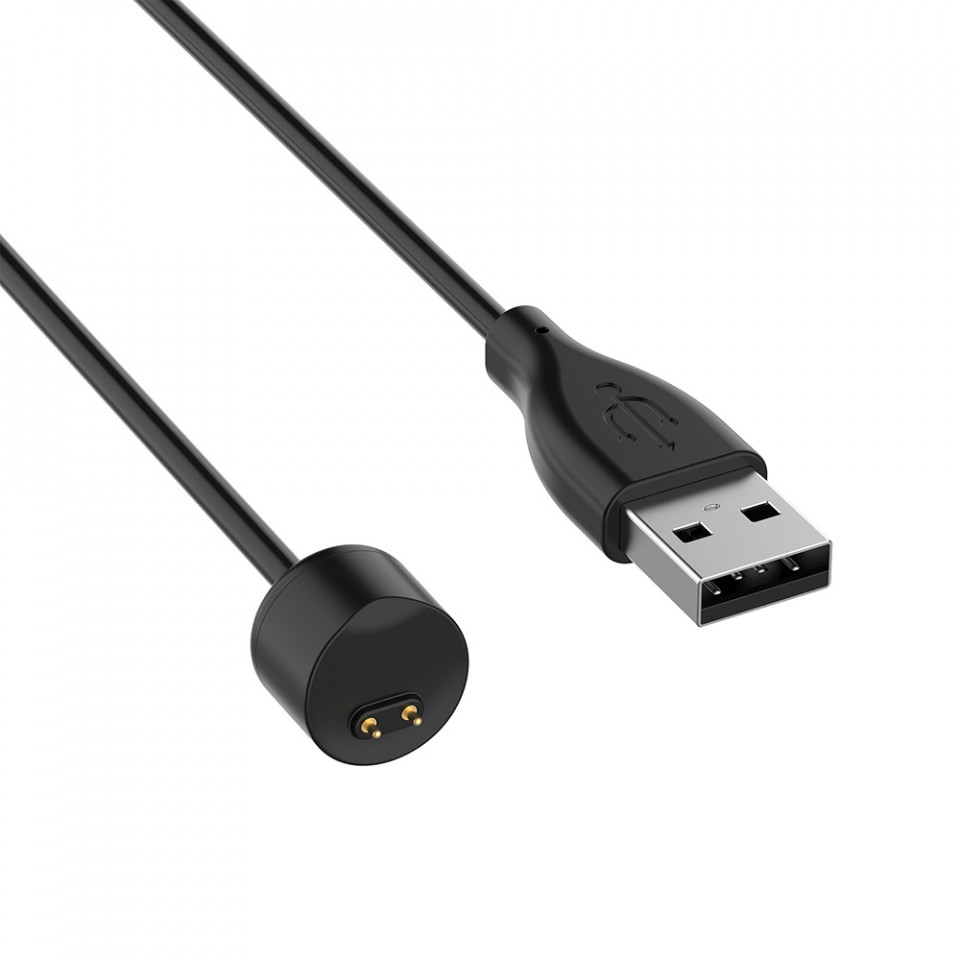 Incarcator pentru Xiaomi Mi Band 5/6/7, USB, 3.5W, 1m - Techsuit (TXC1) - Black