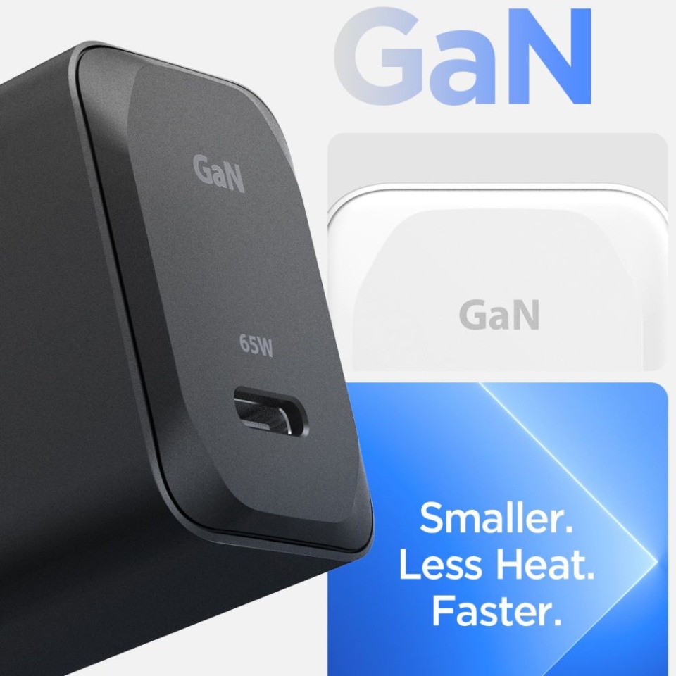 Incarcator Priza Fast Charge 65W, Cablu Inclus 2m, Type-C la Type-C, Spigen Arcstation Pro 651, Alb - 3 | YEO