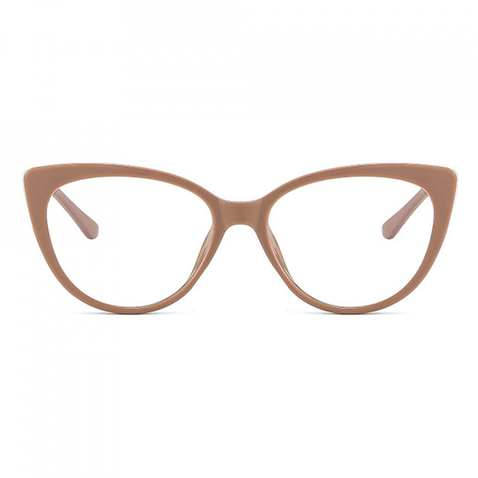 Ochelari calculator dama protectie lumina albastra, Techsuit (F5018-C4) - Nude - 1 | YEO