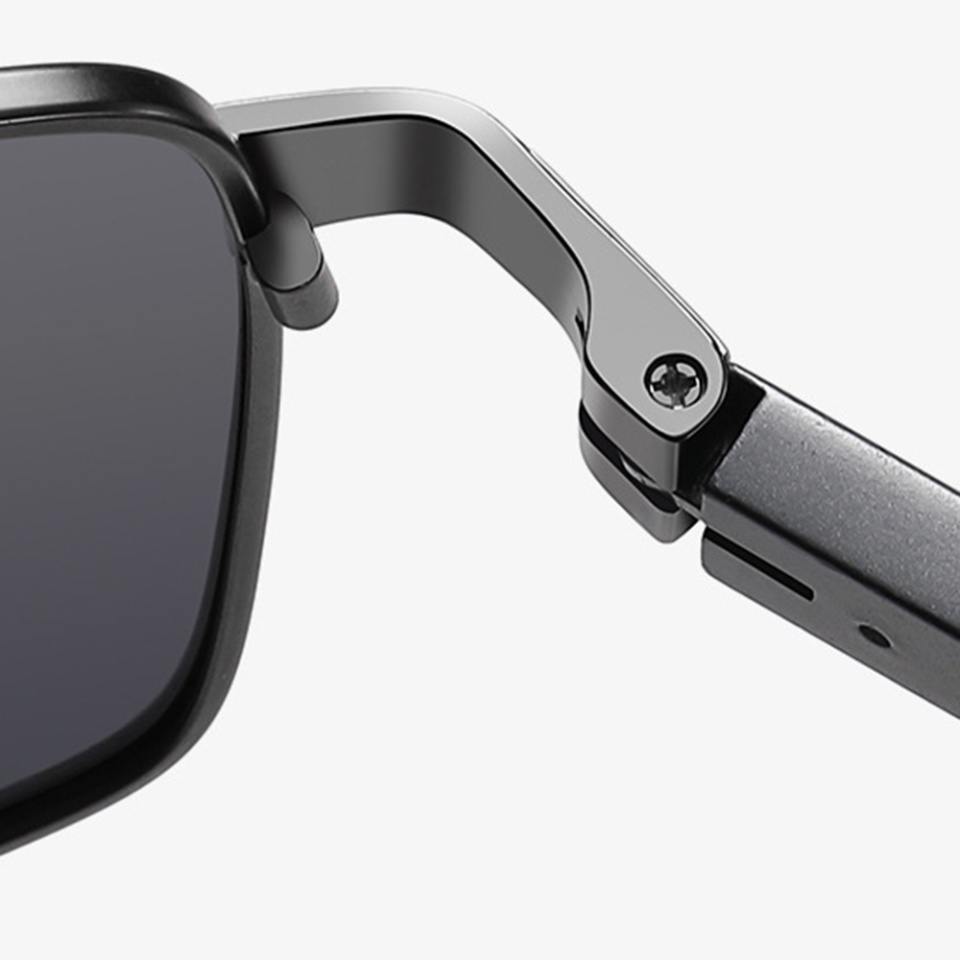Ochelari de soare barbati, Aviator, Polarizati, Skyddar LM001, Negru;Gri - 3 | YEO