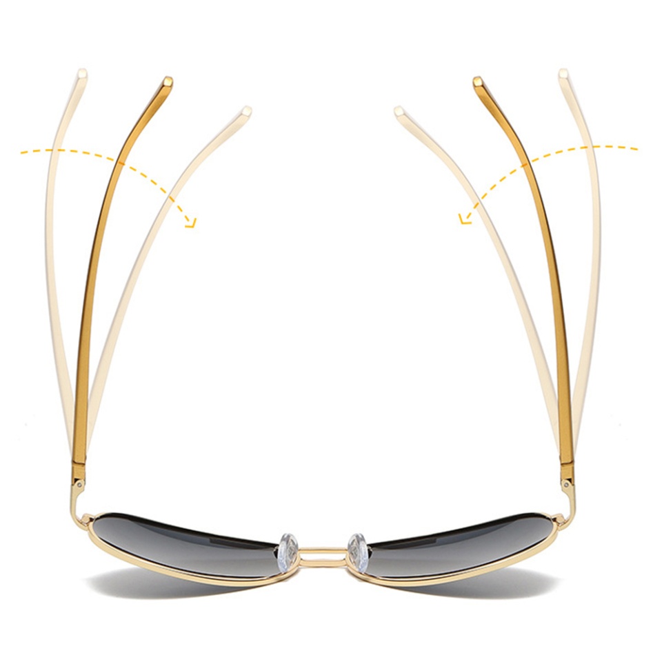 Ochelari de soare barbati, Polarizati, Skyddar 2150, Auriu;gri - 3 | YEO