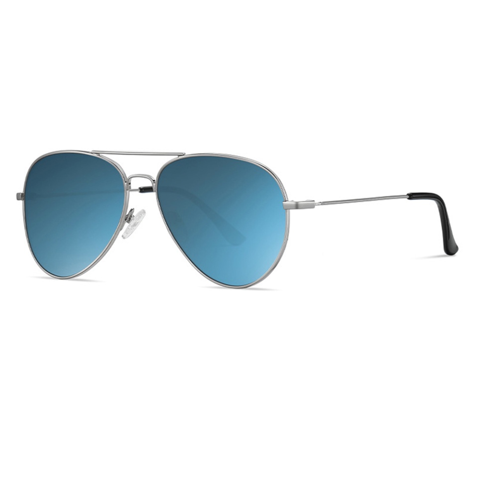 Ochelari de soare barbati, Polarizati, Skyddar 3025, Albastru;auriu