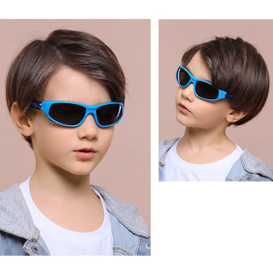 Ochelari de soare copii 3-8 Ani, Protectie UV, Polarizati, Skyddar Kido 816 - Negru - 3 | YEO