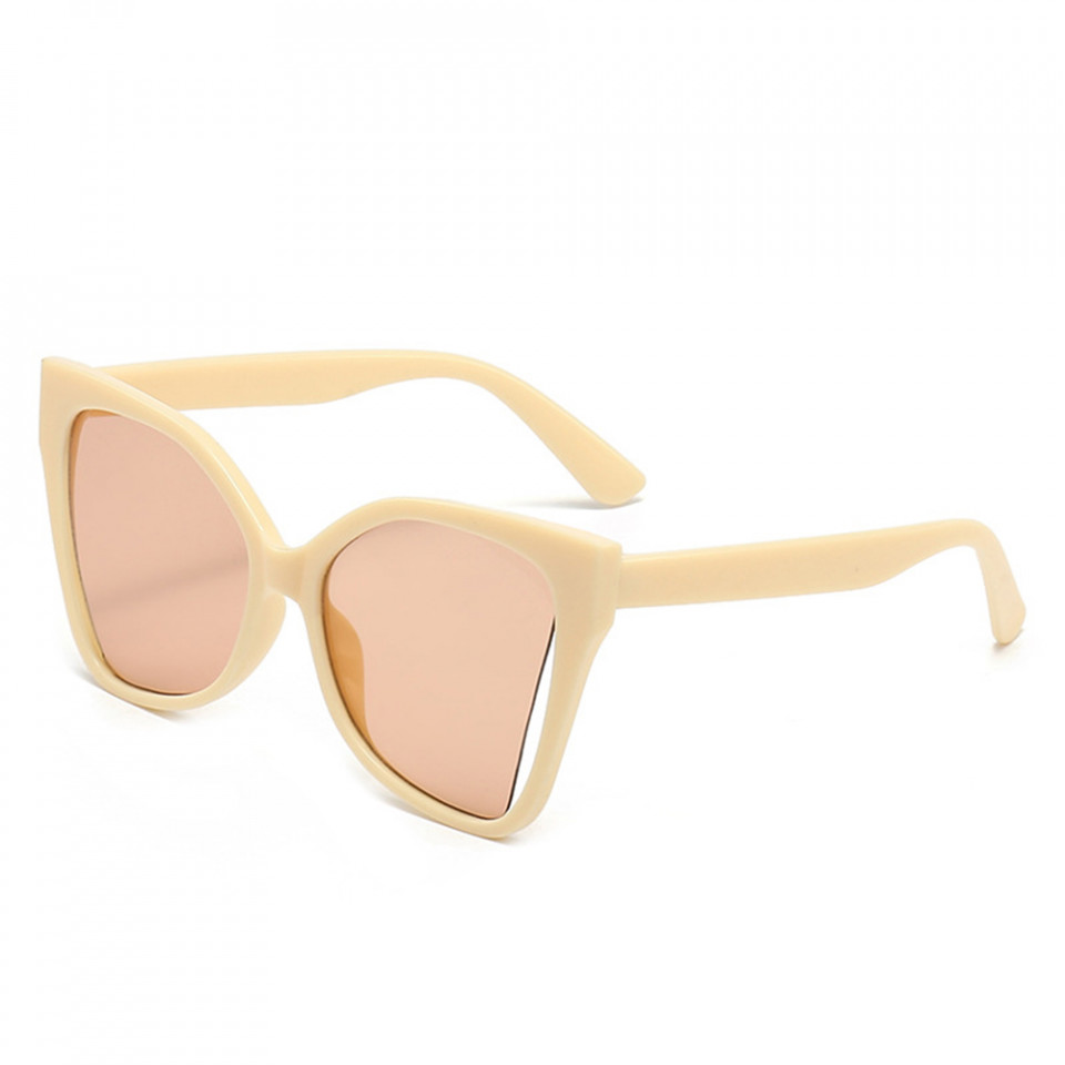 Ochelari de soare dama, rame Butterfly, Skyddar Vistta 5335 - Bej Champagne