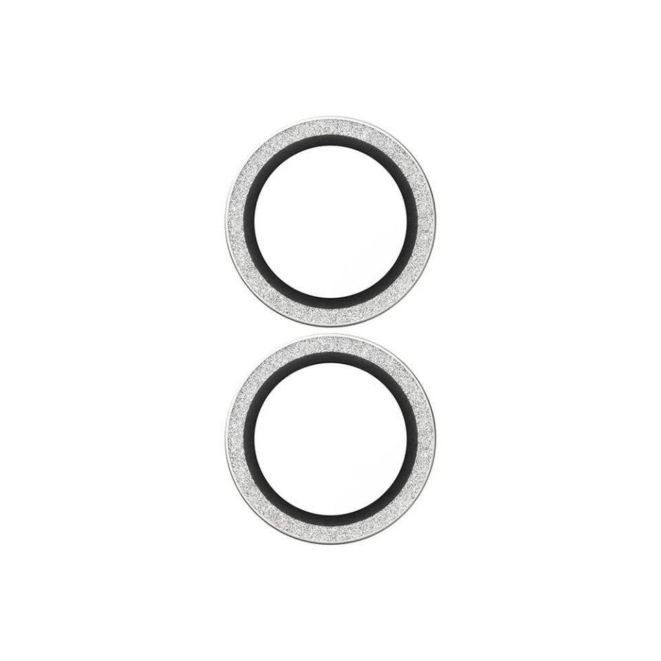 Protectie Camera pentru iPhone 16 / 16 Plus / 17, Hoops PanzerGlass®, cu Separare Optica, Sticla Securizata, Anti-Zgarieturi si Anti-Reflexie, Argintiu - 2 | YEO