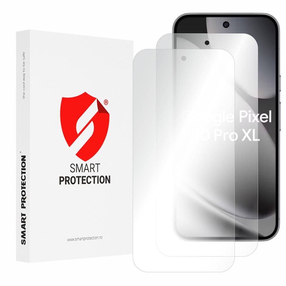 [SET 2x] Folie de protectie Google Pixel 10 Pro XL, Premium Classic, Smart Protection, Transparent