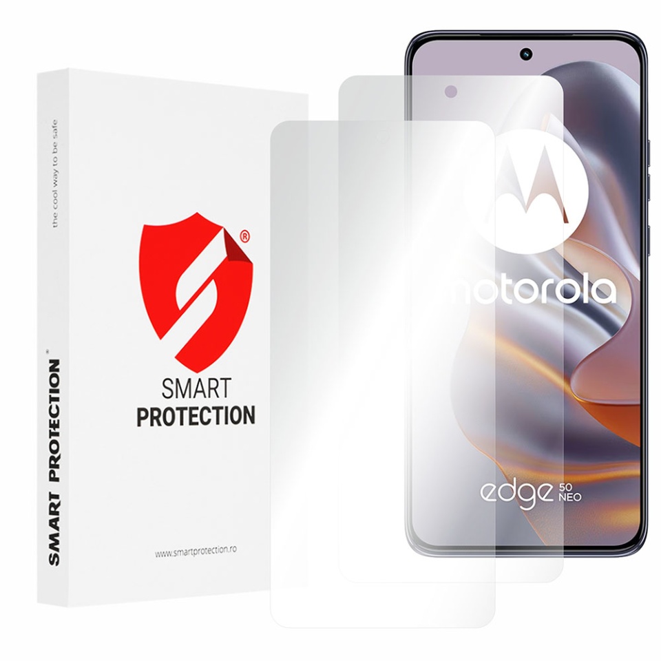 [SET 2x] Folie de protectie Motorola Edge 50 Neo / ThinkPhone 25, Premium Classic, Smart Protection, Transparent